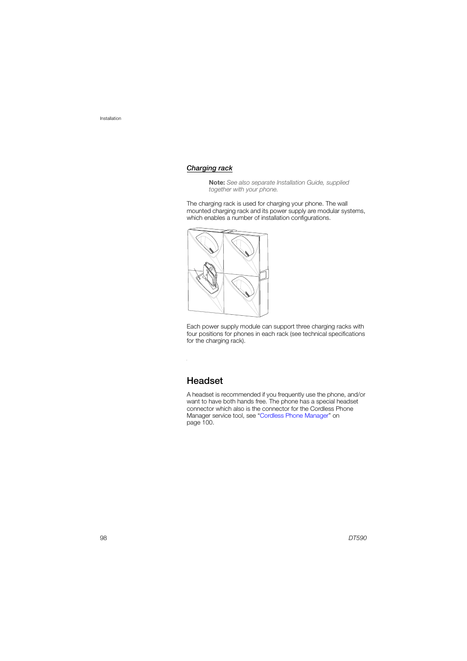 Headset | AASTRA DT590 for MX-ONE User Guide EN User Manual | Page 98 / 107