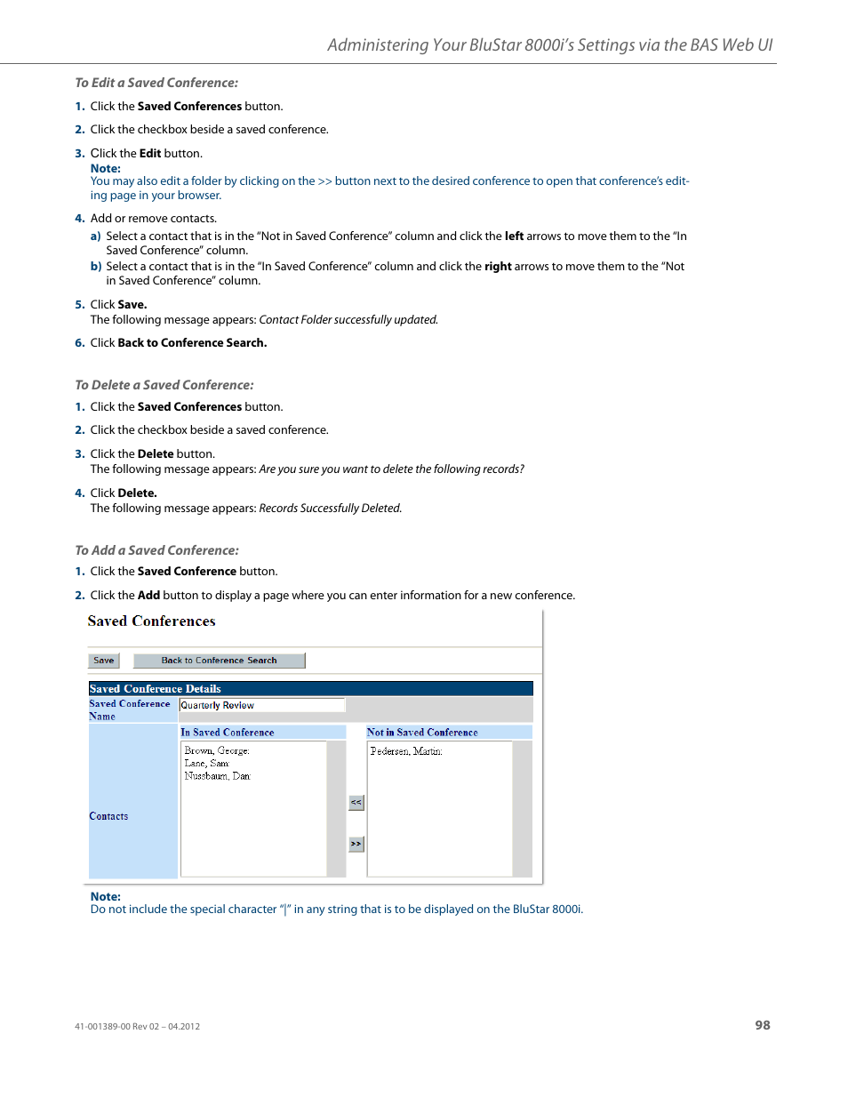 AASTRA BluStar 8000i User Guide EN User Manual | Page 103 / 113
