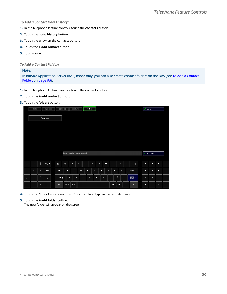 Telephone feature controls | AASTRA BluStar 8000i User Guide EN User Manual | Page 35 / 113