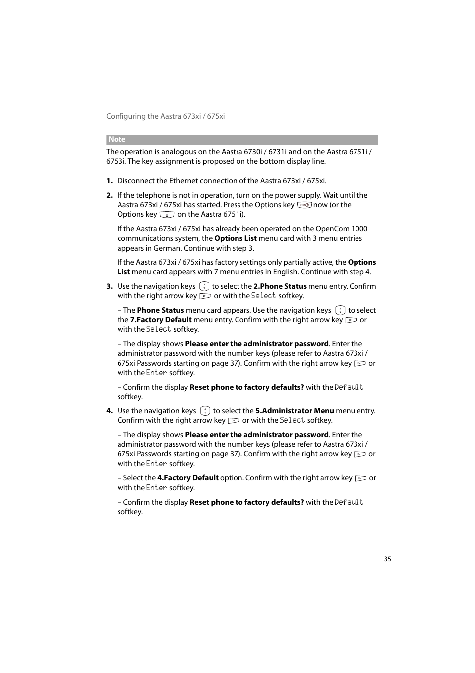 AASTRA 6700i for OpenCom 1000 User Guide EN User Manual | Page 39 / 48