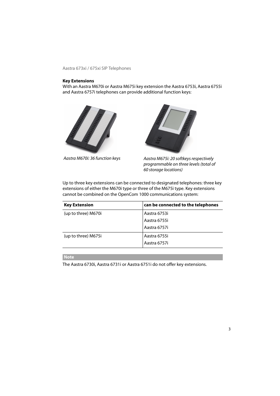 AASTRA 6700i for OpenCom 1000 User Guide EN User Manual | Page 7 / 48