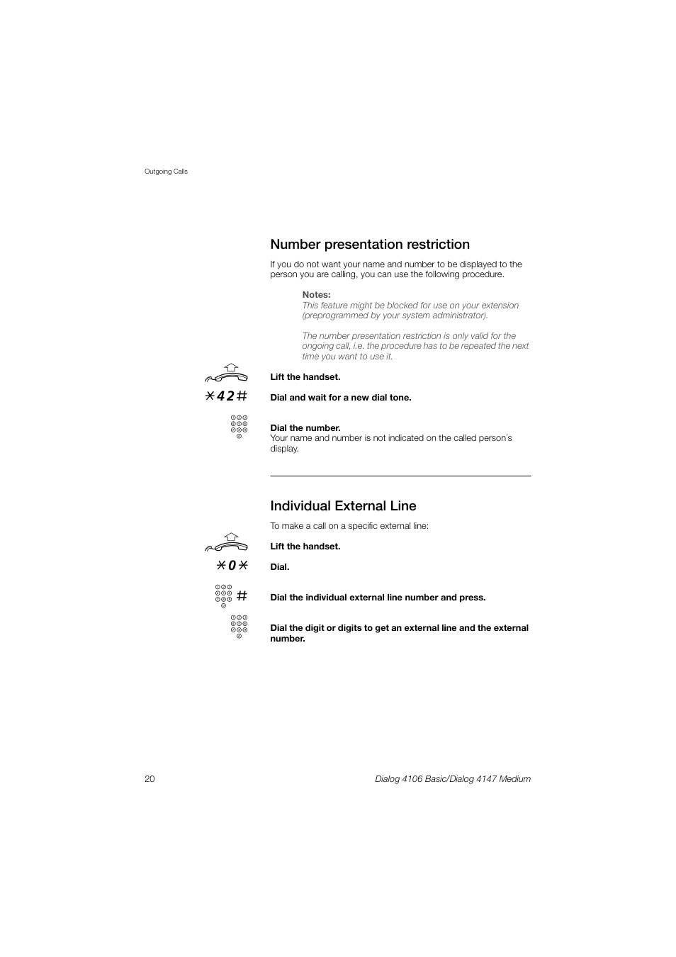 AASTRA 4147 Medium for MX-ONE (TSE) User Guide EN User Manual | Page 20 / 76