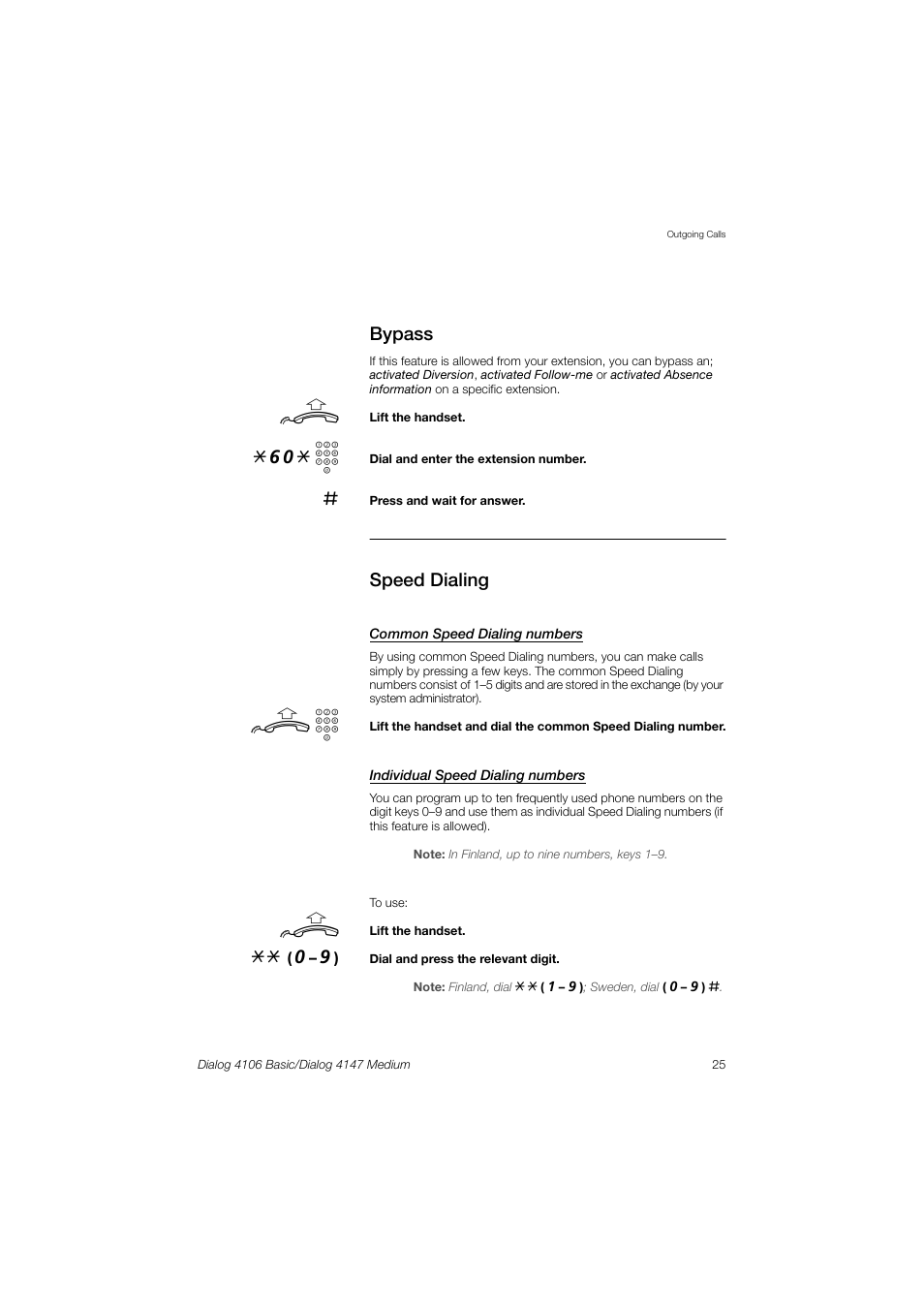 60* z | AASTRA 4147 Medium for MX-ONE (TSE) User Guide EN User Manual | Page 25 / 76