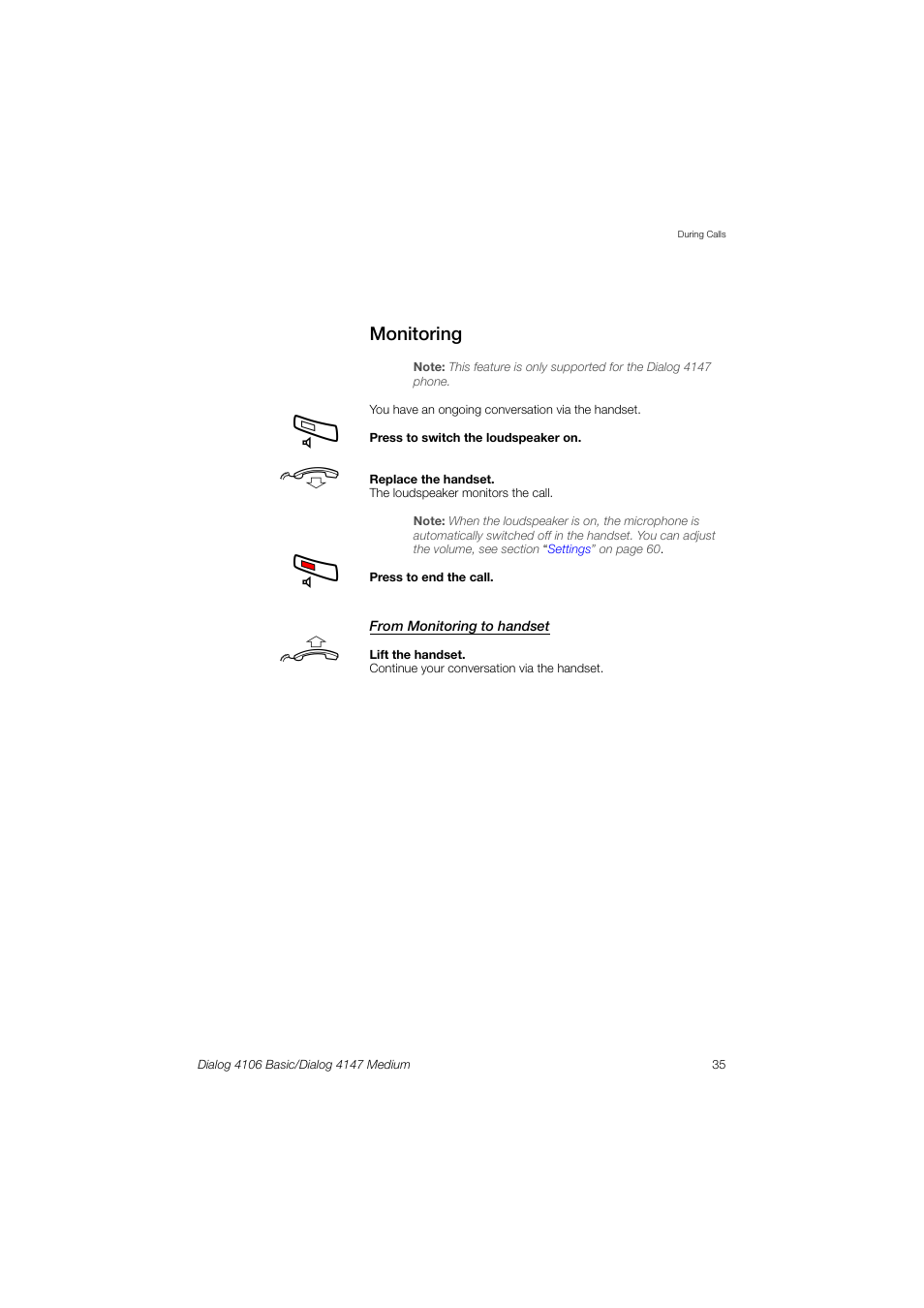 AASTRA 4147 Medium for MX-ONE (TSE) User Guide EN User Manual | Page 35 / 76