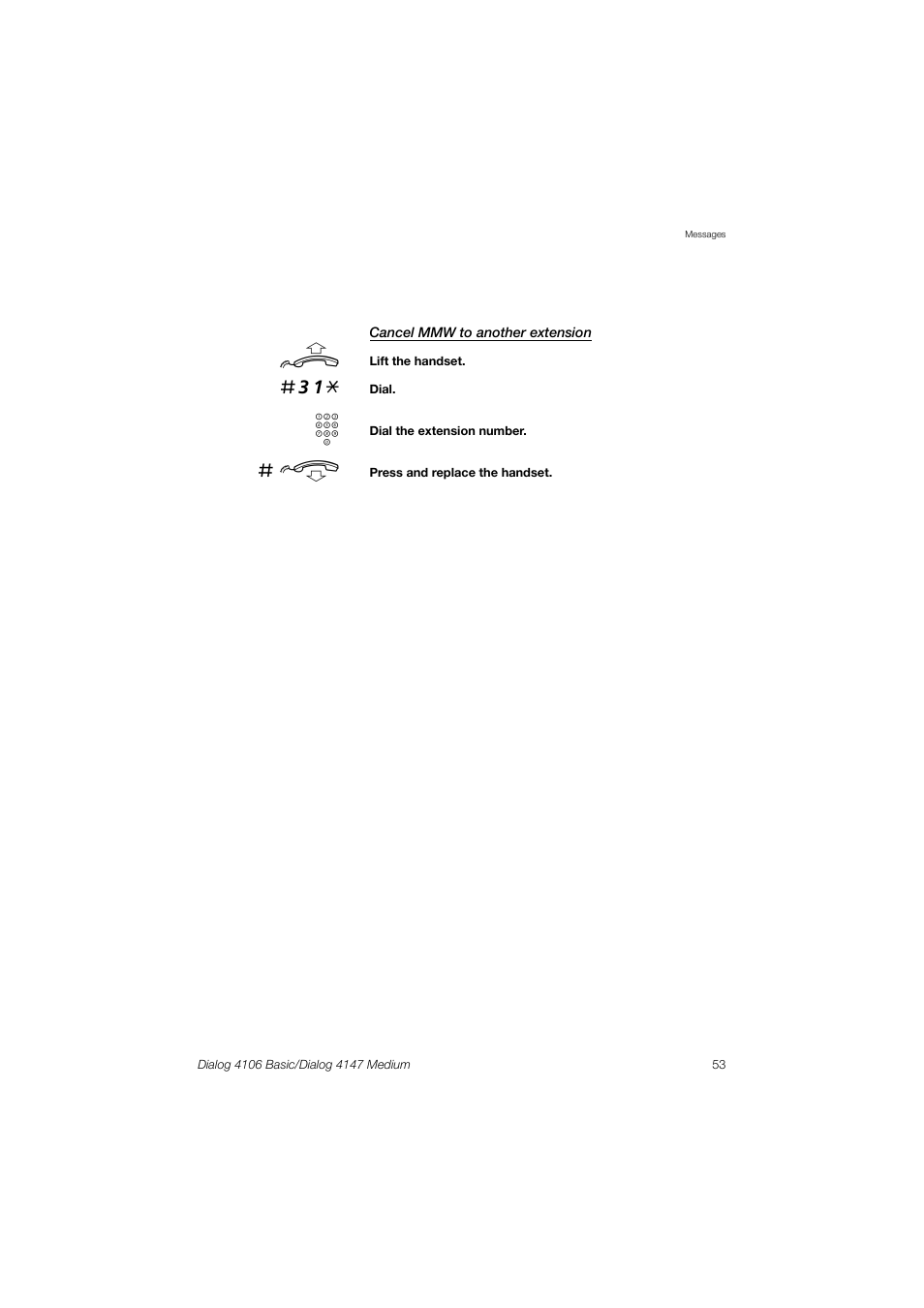 AASTRA 4147 Medium for MX-ONE (TSE) User Guide EN User Manual | Page 53 / 76
