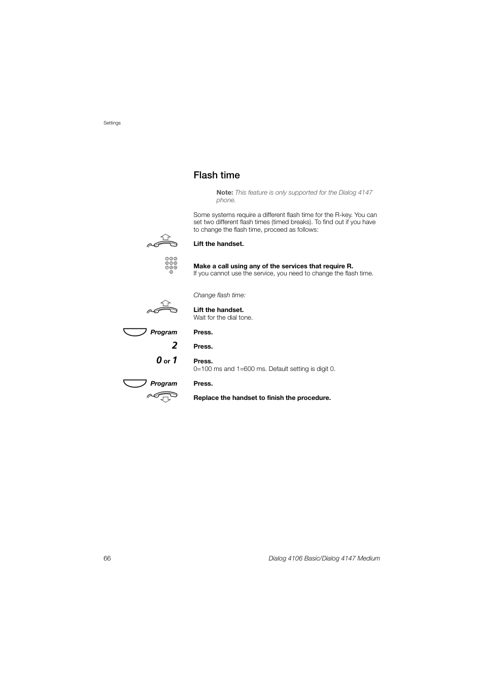 AASTRA 4147 Medium for MX-ONE (TSE) User Guide EN User Manual | Page 66 / 76