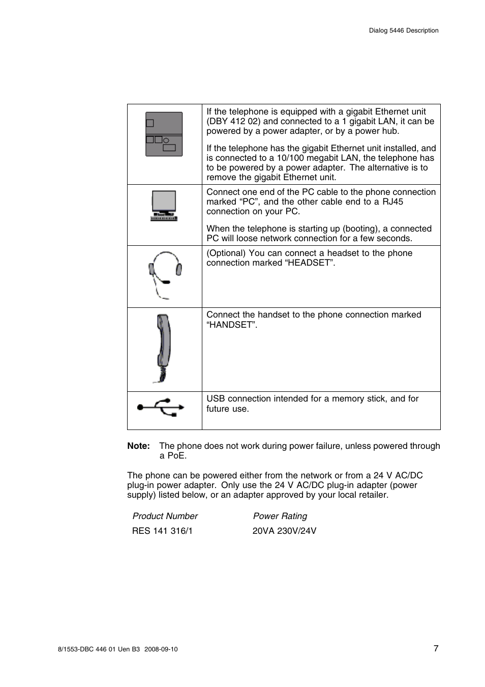 AASTRA 7446ip (5446ip) Premium for BusinessPhone User Guide EN User Manual | Page 13 / 87