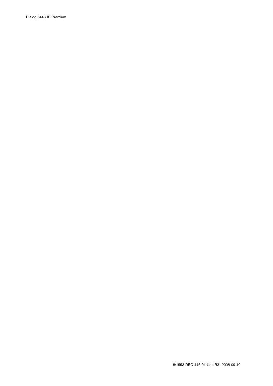 AASTRA 7446ip (5446ip) Premium for BusinessPhone User Guide EN User Manual | Page 6 / 87