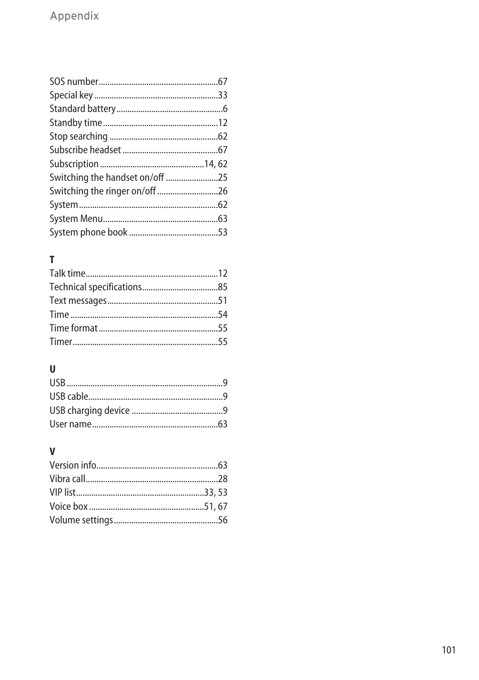 AASTRA 600c_d for SIP-DECT User Manual EN User Manual | Page 107 / 108