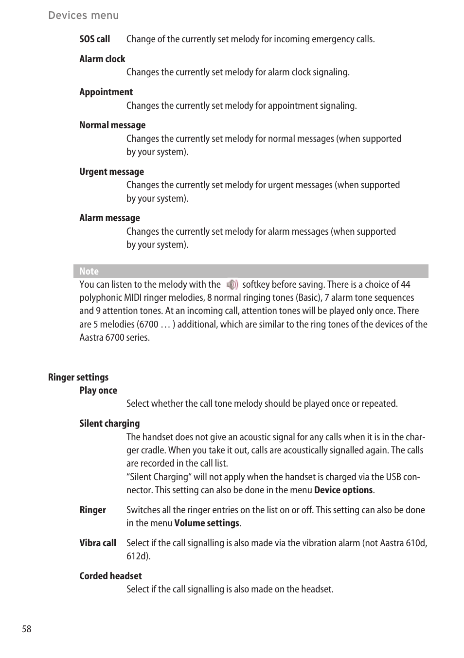 AASTRA 600c_d for SIP-DECT User Manual EN User Manual | Page 64 / 108