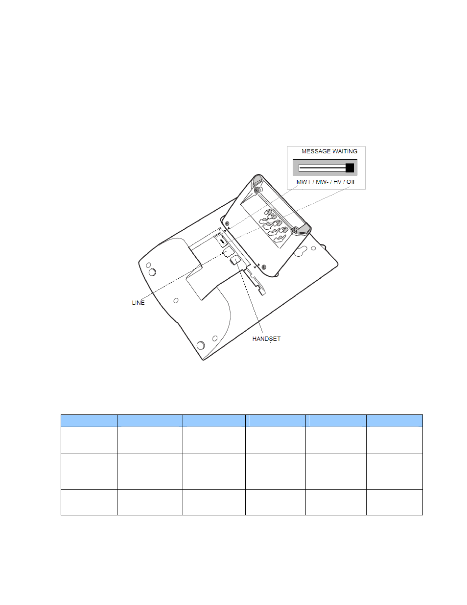 Cable inlets and mw switch | AASTRA 7106a for MX-ONE EN User Manual | Page 8 / 30