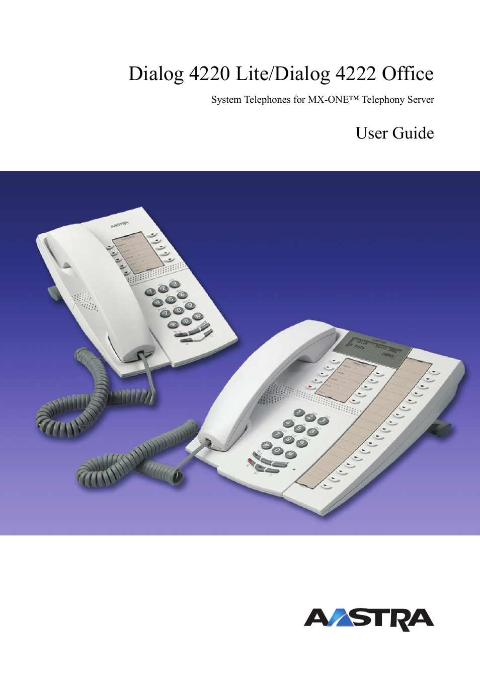 AASTRA 4222 Office for MX-ONE (TSE) User Guide EN User Manual | 97 pages