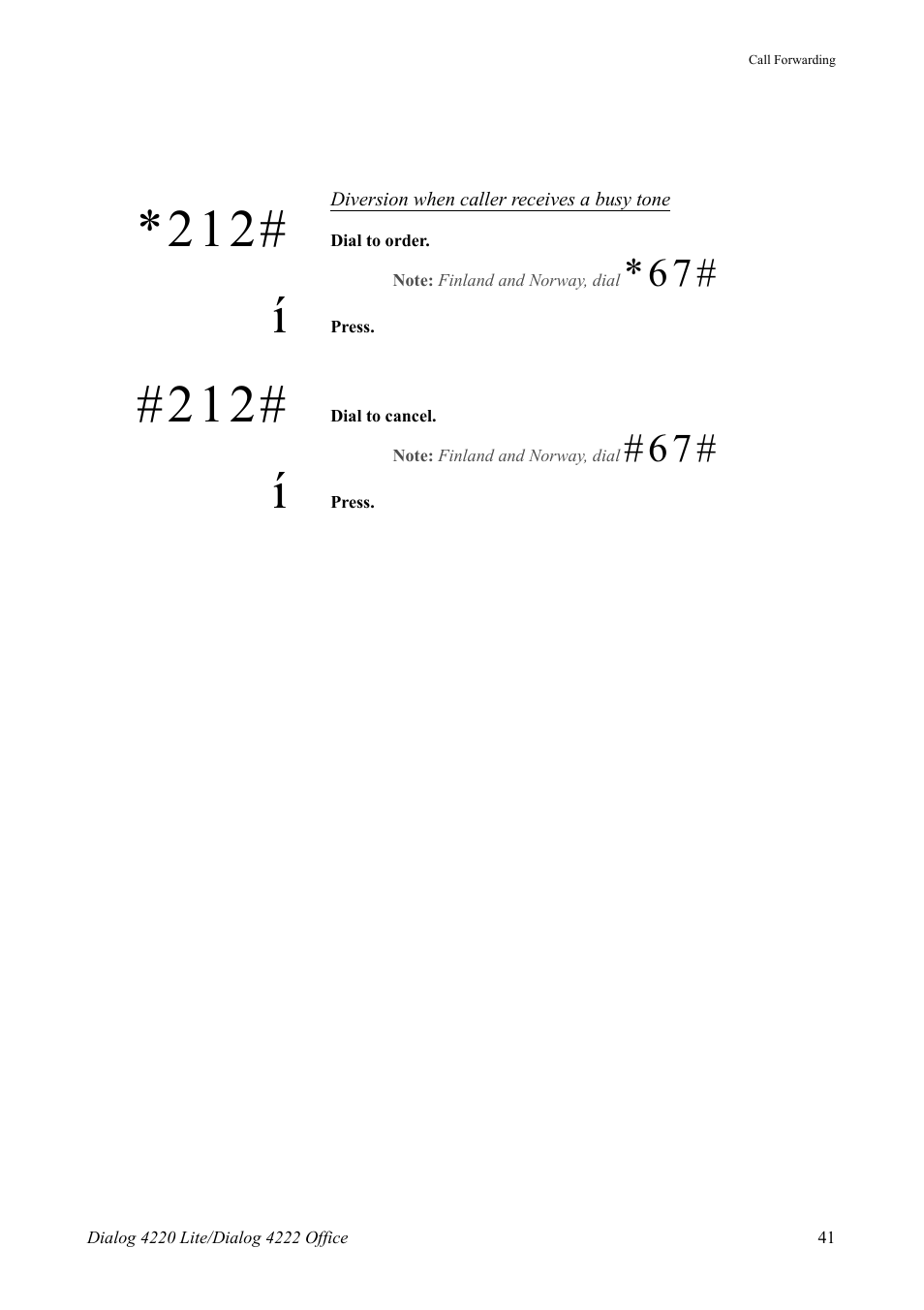 AASTRA 4222 Office for MX-ONE (TSE) User Guide EN User Manual | Page 41 / 97
