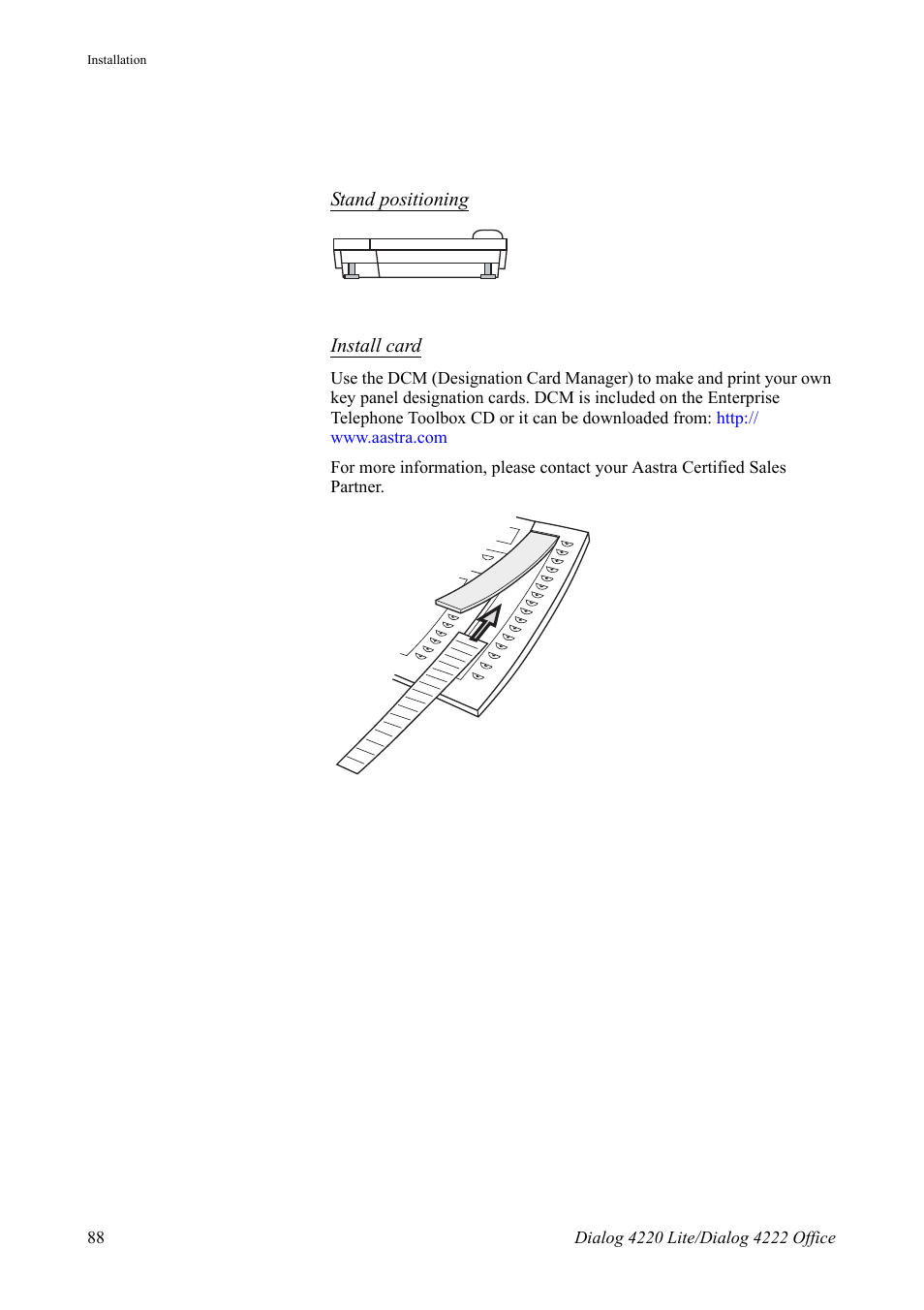 AASTRA 4222 Office for MX-ONE (TSE) User Guide EN User Manual | Page 88 / 97