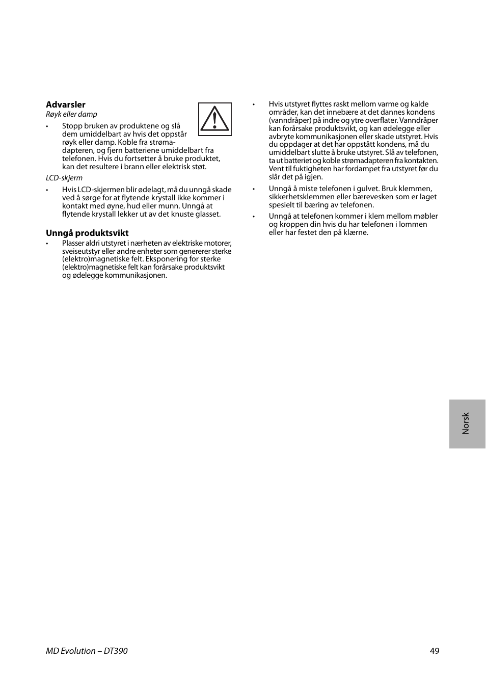 AASTRA DT390 for MD Evolution Quick Reference Guide User Manual | Page 49 / 70