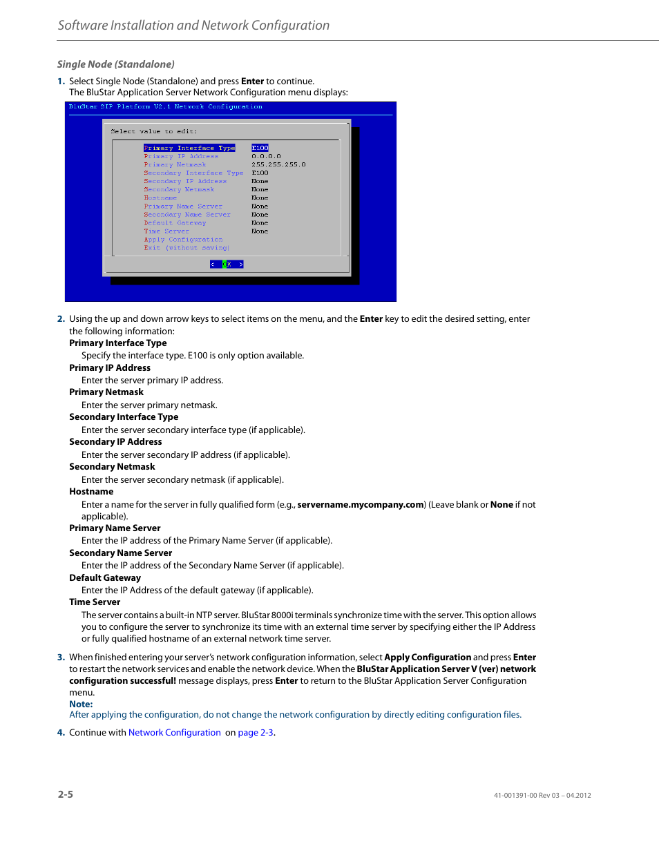 Gle node (standalone), Software installation and network configuration | AASTRA BluStar 8000i BAS-Mode Administrator Guides EN User Manual | Page 18 / 175