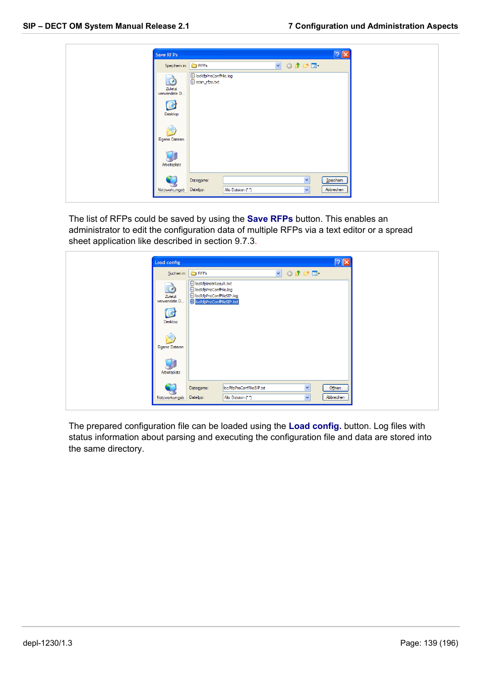 AASTRA SIP-DECT (Release 2.1)- OM System Manual - Installation, Administration and Maintenance EN User Manual | Page 139 / 196