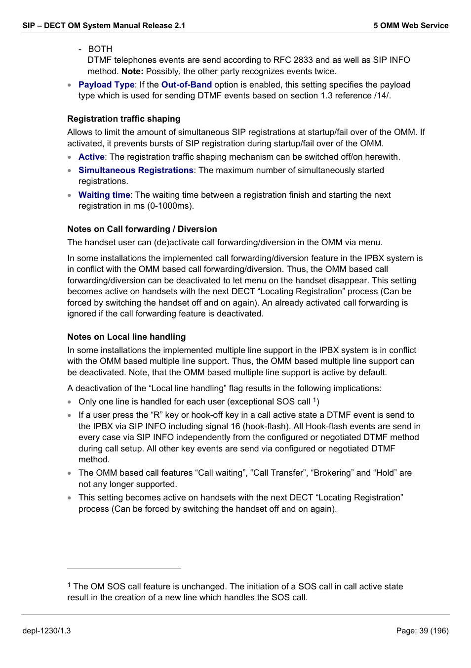 AASTRA SIP-DECT (Release 2.1)- OM System Manual - Installation, Administration and Maintenance EN User Manual | Page 39 / 196