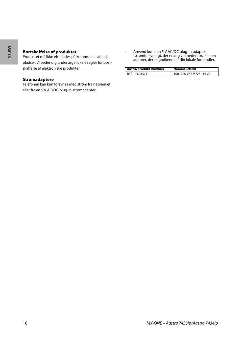 AASTRA 7434ip for MX-ONE Quick Reference Guide User Manual | Page 18 / 132