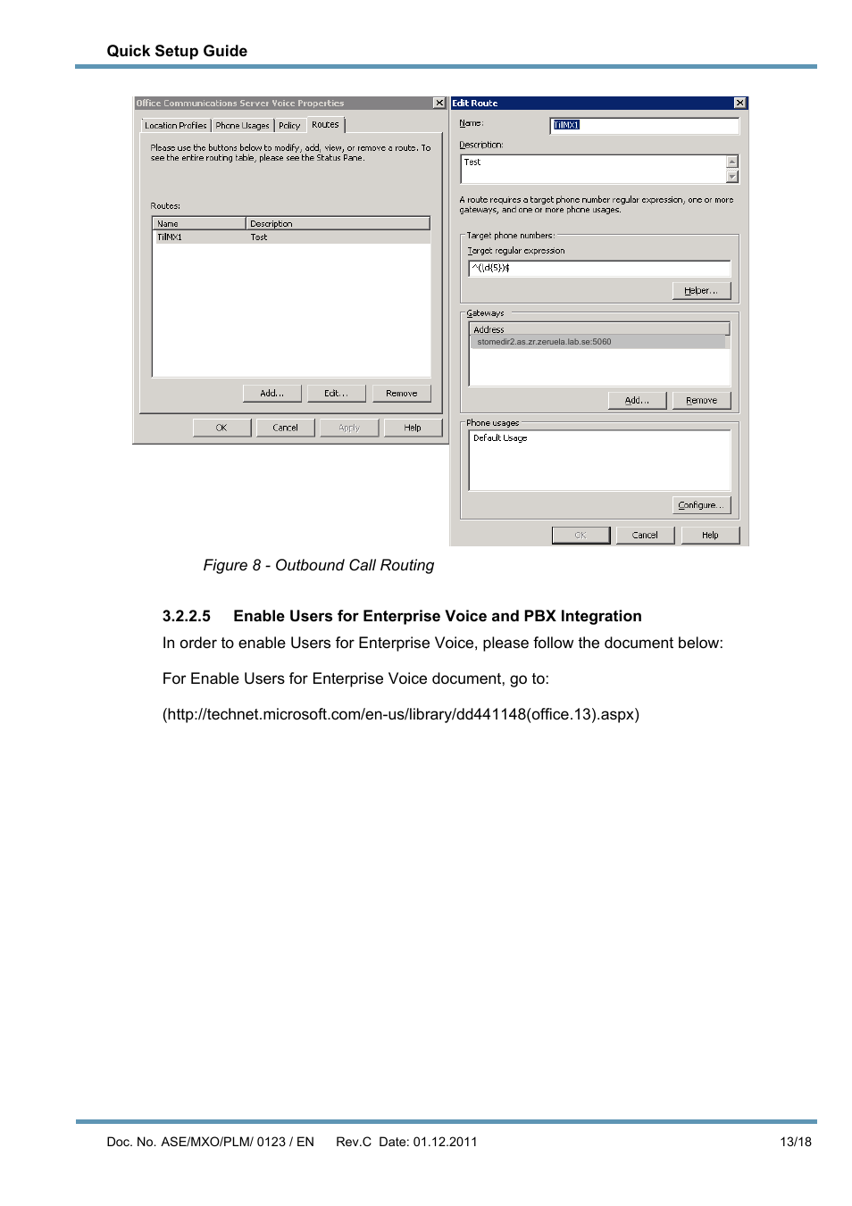 AASTRA MX-ONE V4.0 OCS 2007 Quick Setup Guide User Manual | Page 13 / 18