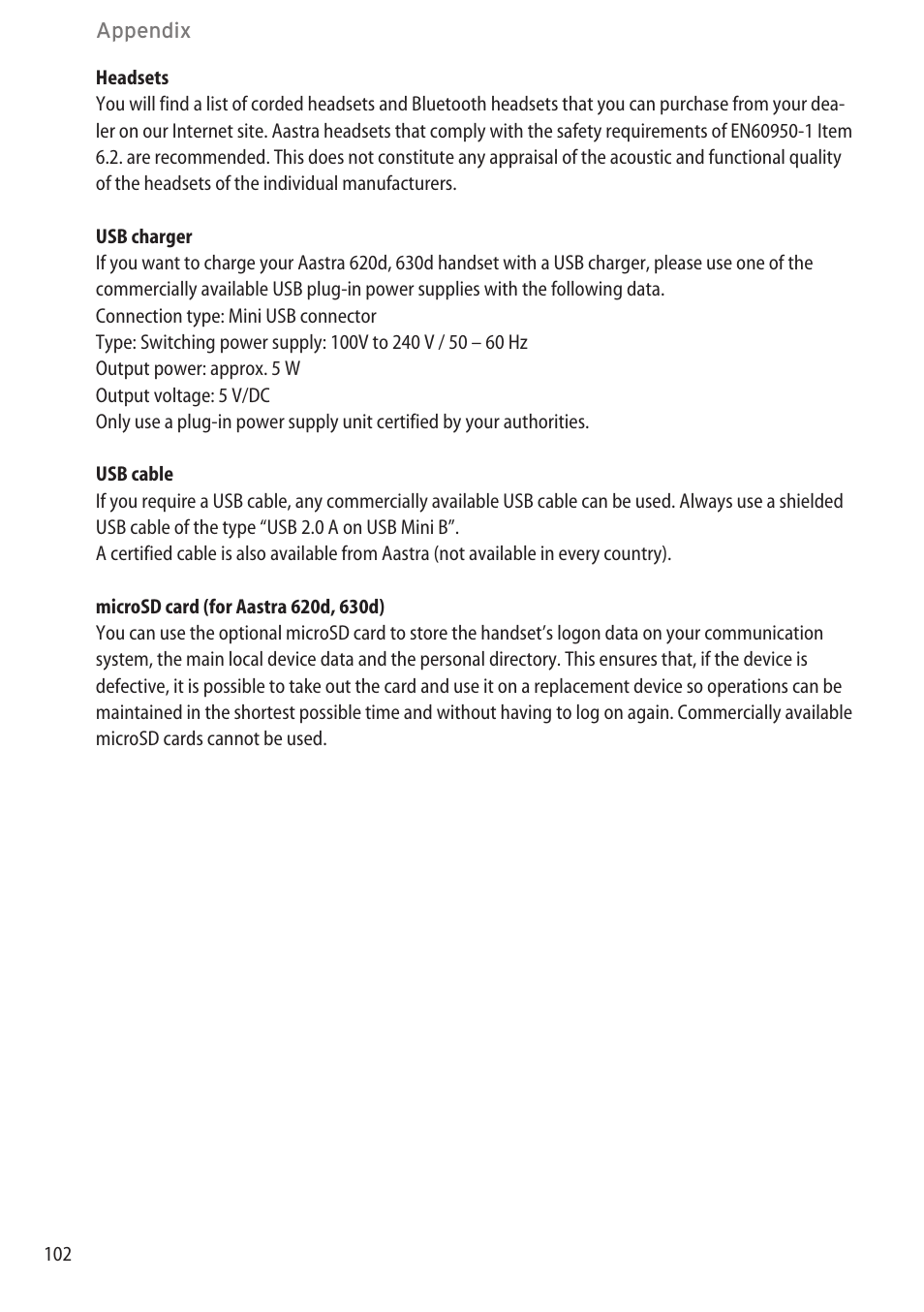 AASTRA 600d for OpenCom 1000 User Guide (with bookmarks) EN User Manual | Page 108 / 118