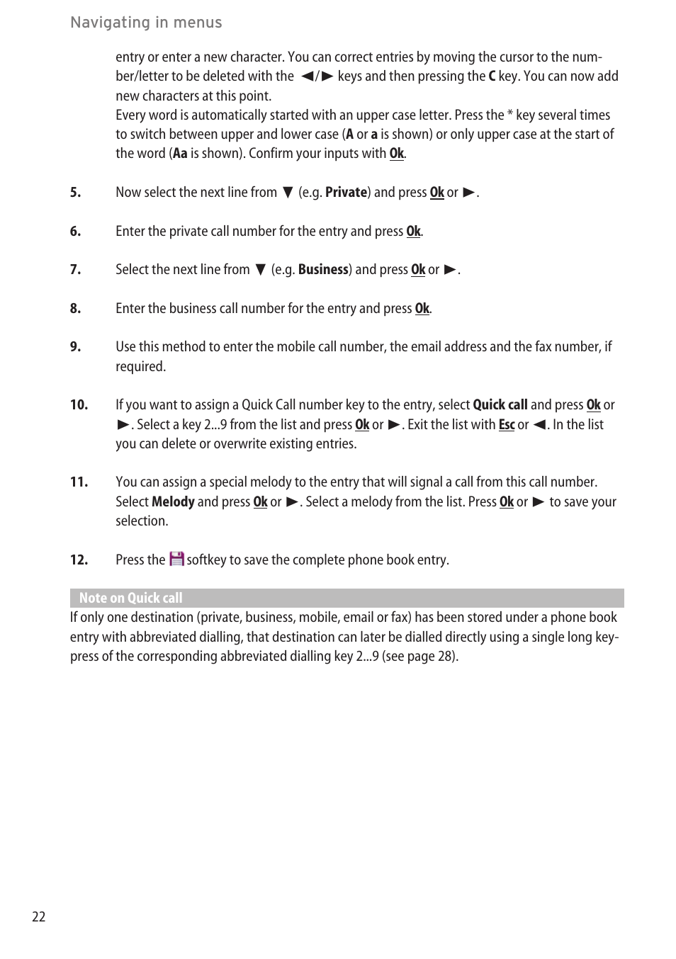 AASTRA 600d for OpenCom 1000 User Guide (with bookmarks) EN User Manual | Page 28 / 118