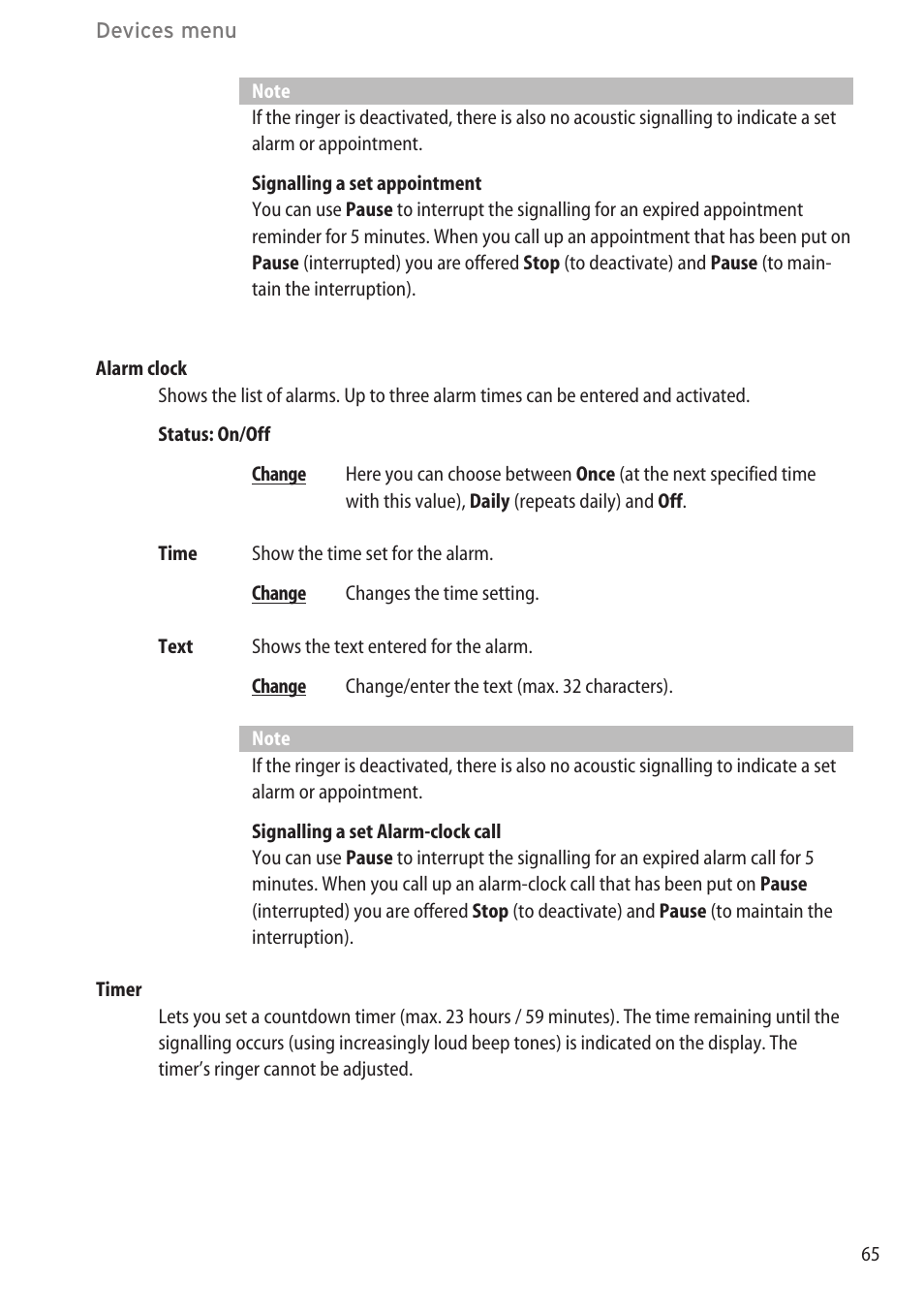 AASTRA 600d for OpenCom 1000 User Guide (with bookmarks) EN User Manual | Page 71 / 118