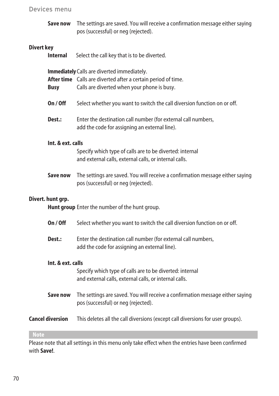 AASTRA 600d for OpenCom 1000 User Guide (with bookmarks) EN User Manual | Page 76 / 118