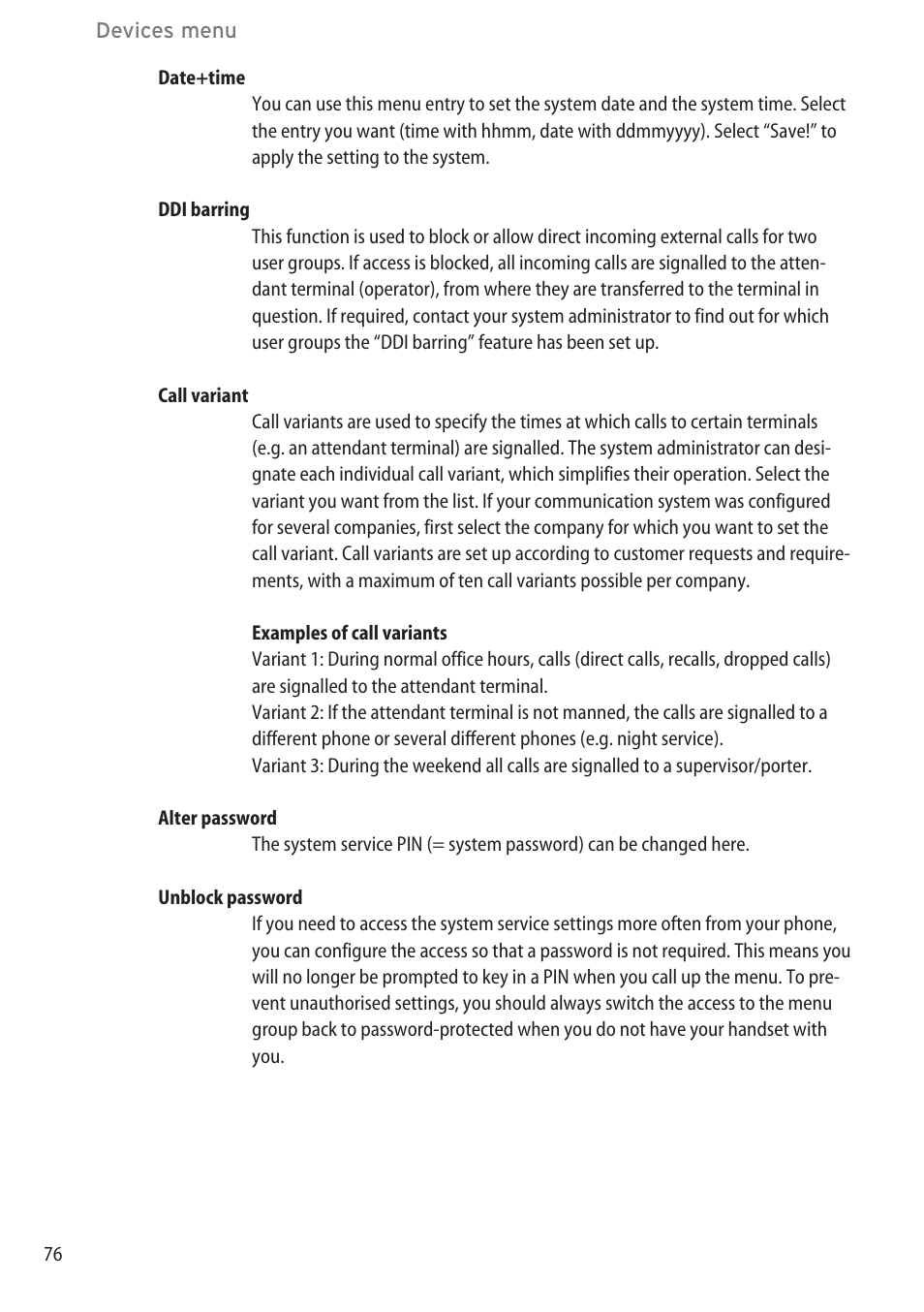 AASTRA 600d for OpenCom 1000 User Guide (with bookmarks) EN User Manual | Page 82 / 118