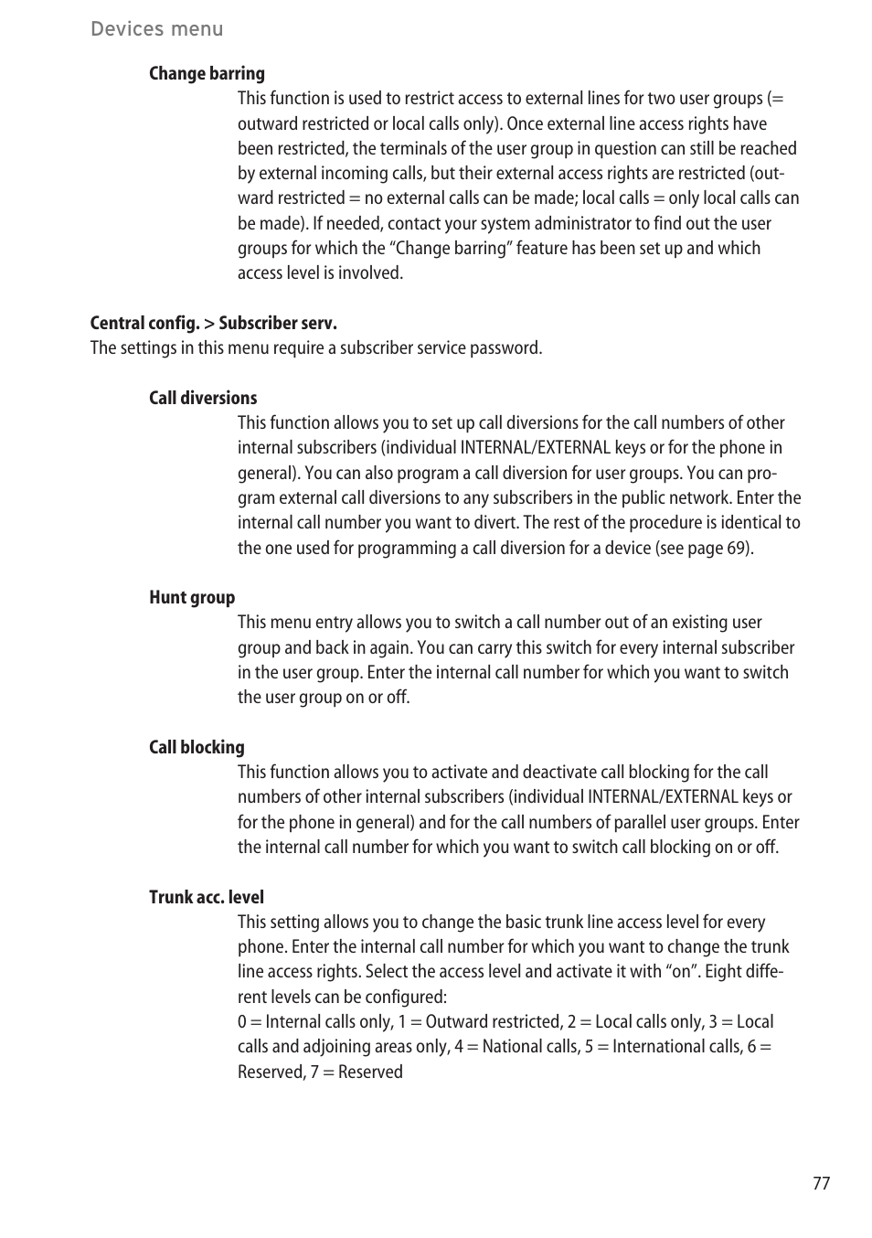 AASTRA 600d for OpenCom 1000 User Guide (with bookmarks) EN User Manual | Page 83 / 118