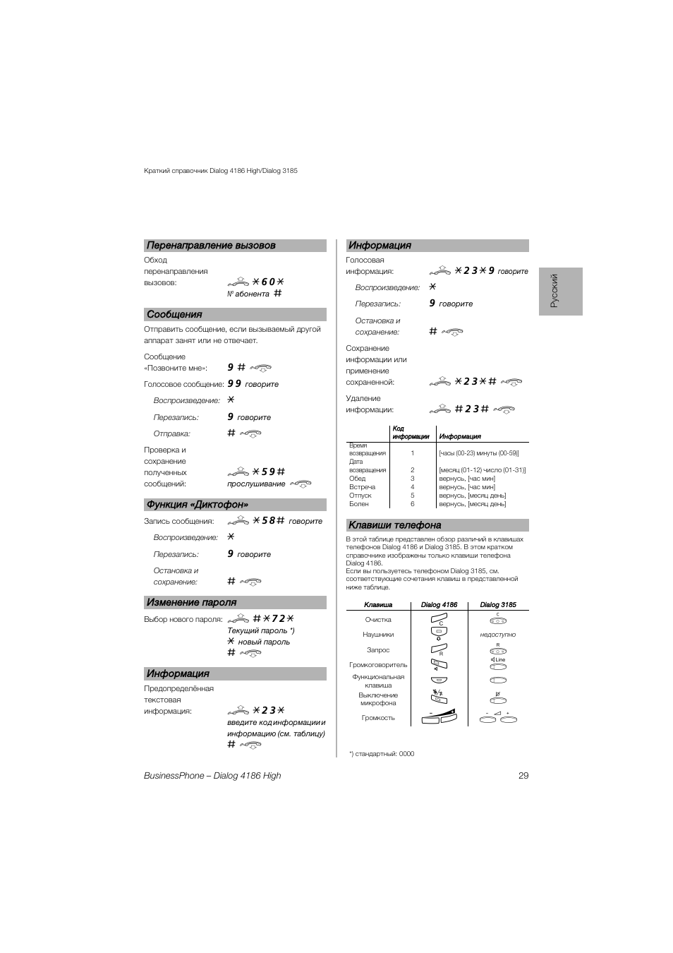 AASTRA 4100 for BusinessPhone Quick Reference Guide User Manual | Page 29 / 40