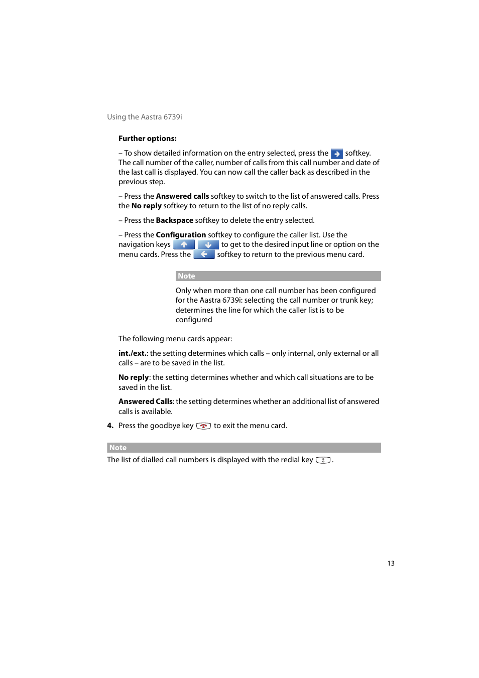 AASTRA 6739i for OpenCom 1000 User Guide EN User Manual | Page 17 / 40