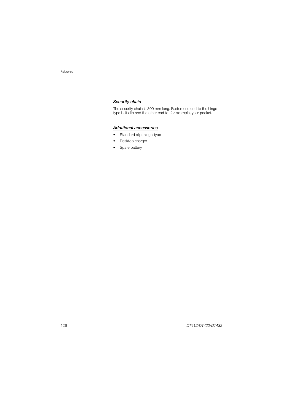 AASTRA DT4x2 for MX-ONE User Guide EN User Manual | Page 126 / 133