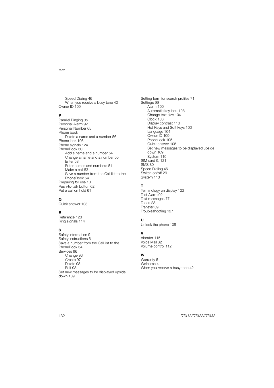 AASTRA DT4x2 for MX-ONE User Guide EN User Manual | Page 132 / 133