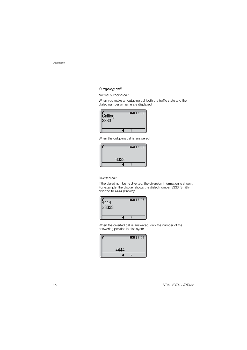 Calling 3333 | AASTRA DT4x2 for MX-ONE User Guide EN User Manual | Page 16 / 133