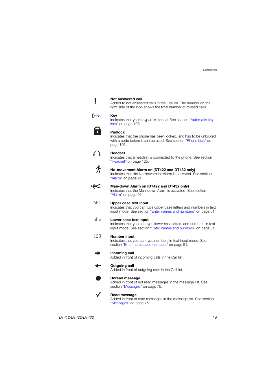 AASTRA DT4x2 for MX-ONE User Guide EN User Manual | Page 19 / 133