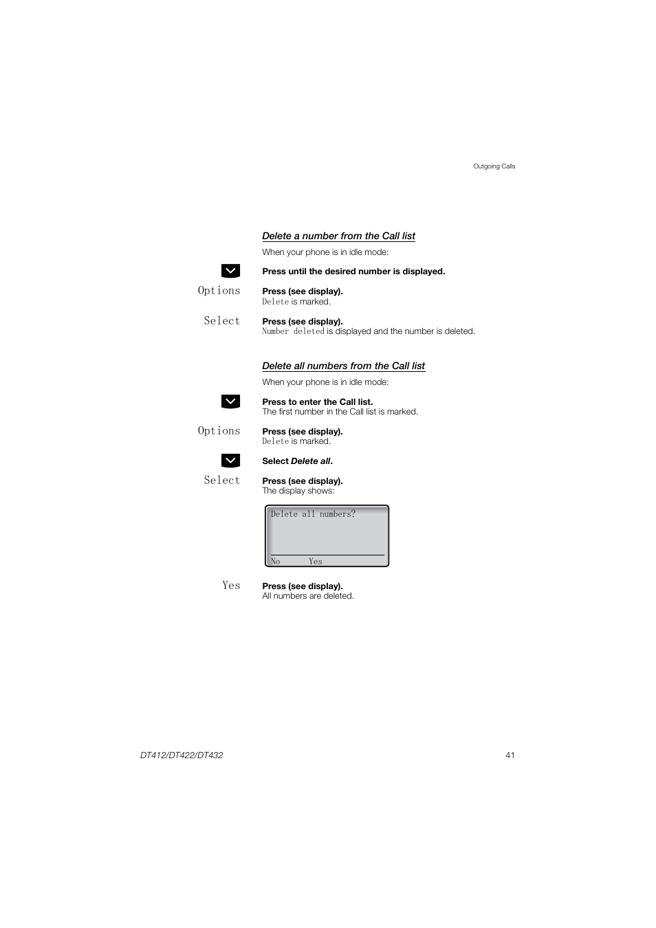 AASTRA DT4x2 for MX-ONE User Guide EN User Manual | Page 41 / 133