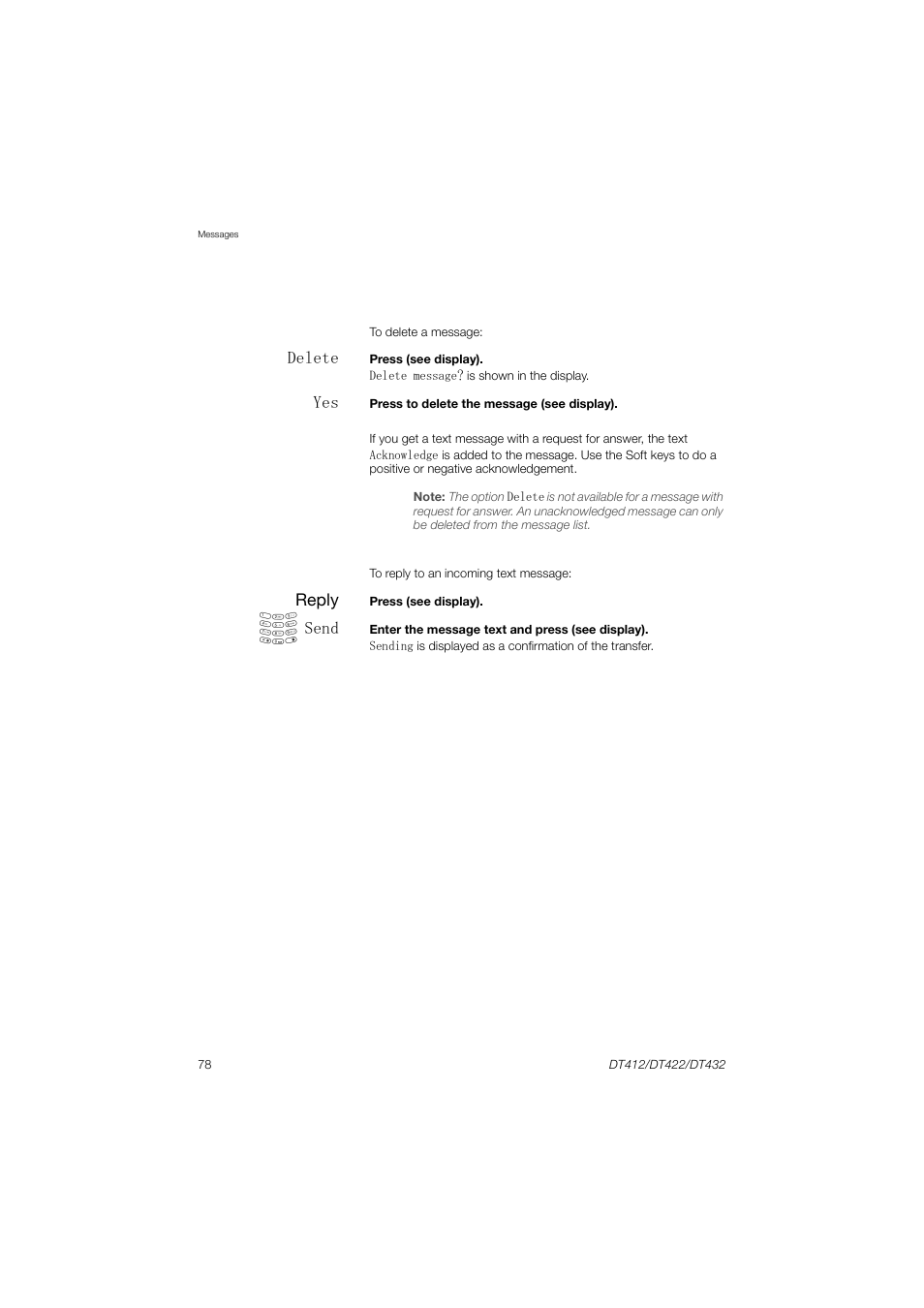 AASTRA DT4x2 for MX-ONE User Guide EN User Manual | Page 78 / 133