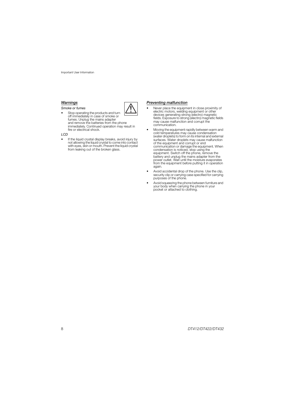 AASTRA DT4x2 for MX-ONE User Guide EN User Manual | Page 8 / 133