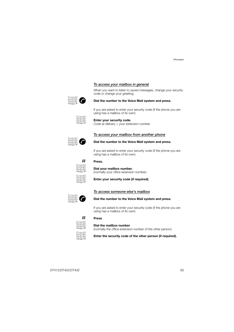 AASTRA DT4x2 for MX-ONE User Guide EN User Manual | Page 83 / 133
