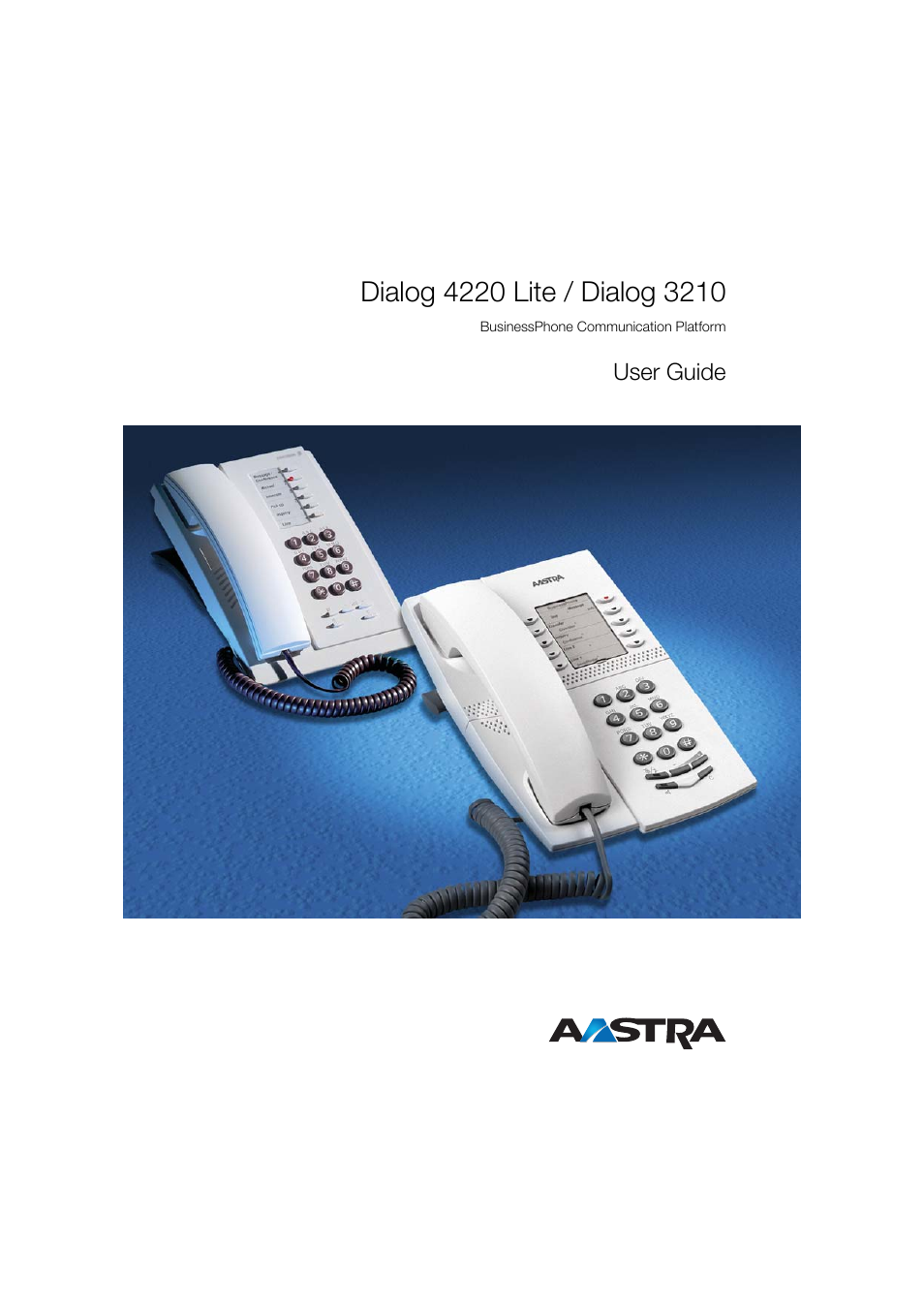 AASTRA 4220 Lite for BusinessPhone User Guide EN User Manual | 100 pages