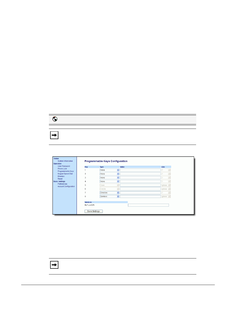 Paging key (sends the rtp stream), Configuring a paging key, Line keys and programmable keys | AASTRA 6730i (Version 2.5 Text Keypad) User Guide EN User Manual | Page 106 / 214