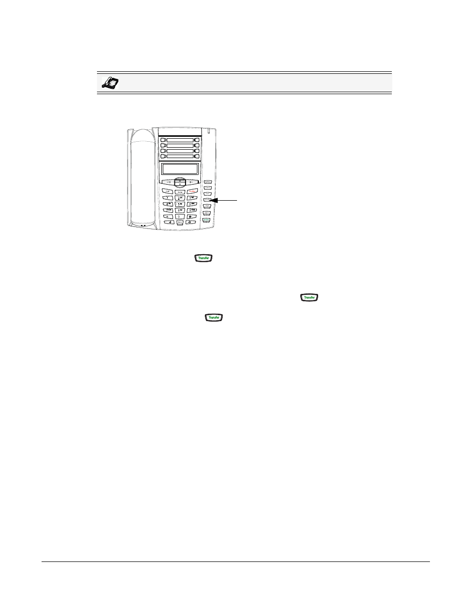 Transferring two existing calls, Handling calls, Model 6730i ip phone user guide | AASTRA 6730i (Version 2.5 Text Keypad) User Guide EN User Manual | Page 117 / 214