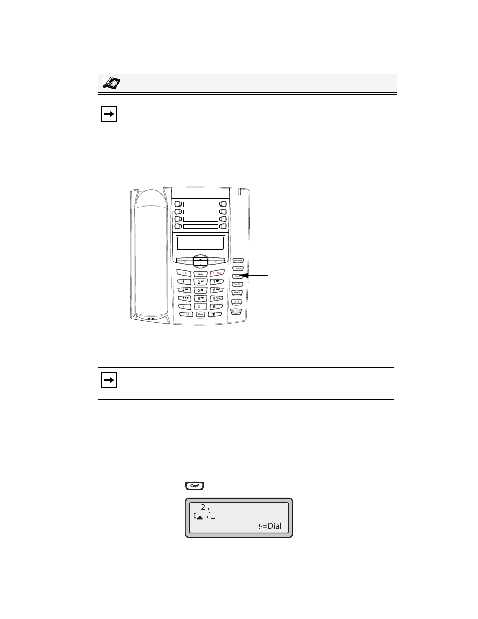 Using centralized conferencing, Handling calls | AASTRA 6730i (Version 2.5 Text Keypad) User Guide EN User Manual | Page 121 / 214