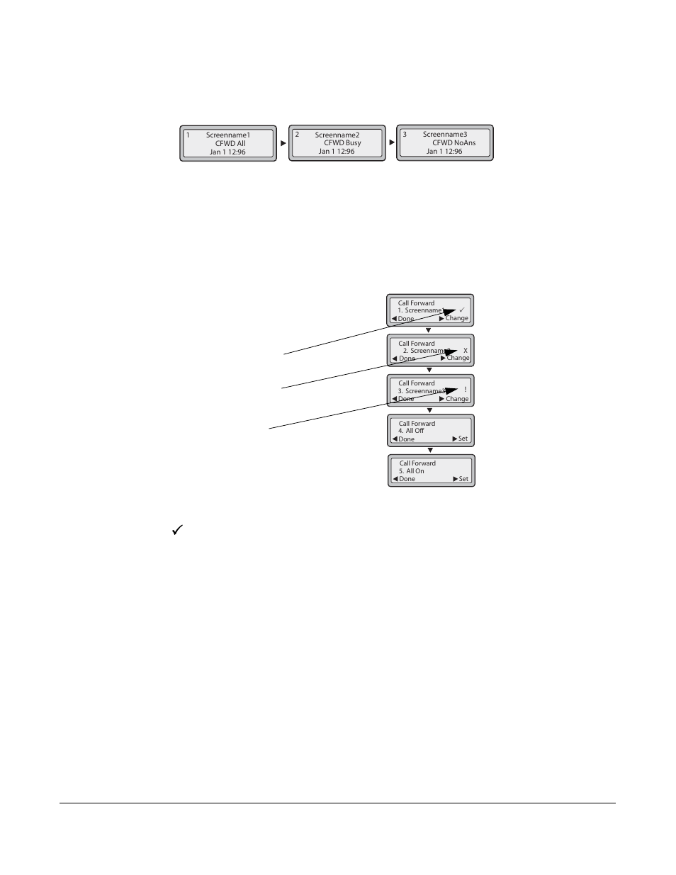 Cfwd in custom mode, Managing calls, Model 6730i ip phone user guide | AASTRA 6730i (Version 2.5 Text Keypad) User Guide EN User Manual | Page 155 / 214
