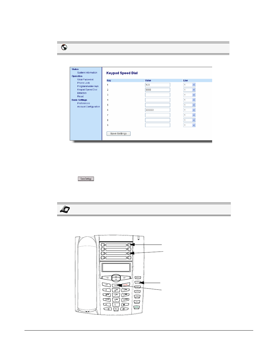 Line keys and programmable keys | AASTRA 6730i (Version 2.5 Text Keypad) User Guide EN User Manual | Page 65 / 214