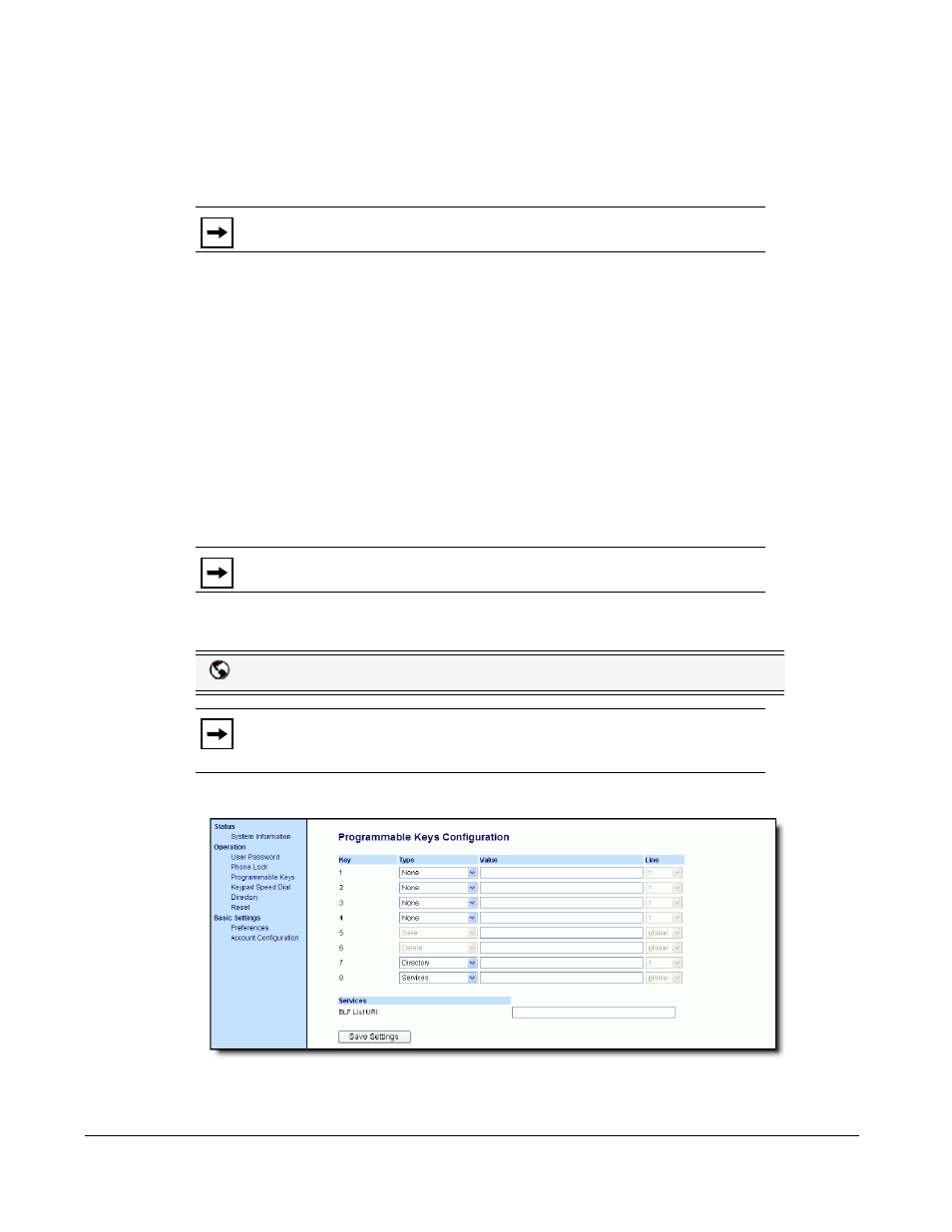 Busy lamp field (blf) key, Example, Configuring a blf key | Line keys and programmable keys | AASTRA 6730i (Version 2.5 Text Keypad) User Guide EN User Manual | Page 70 / 214