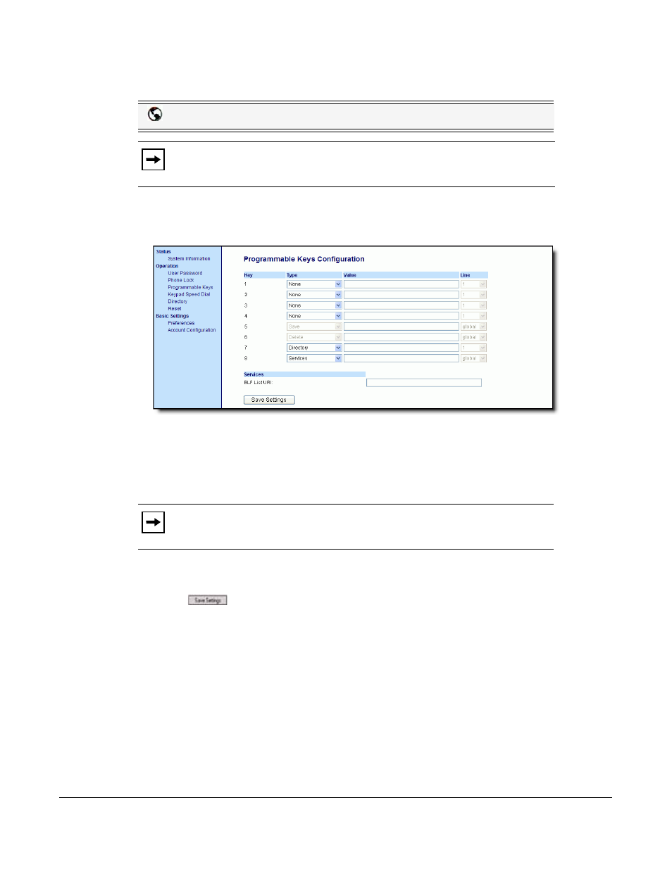 Configuring park/pickup keys, Line keys and programmable keys | AASTRA 6730i (Version 2.5 Text Keypad) User Guide EN User Manual | Page 87 / 214