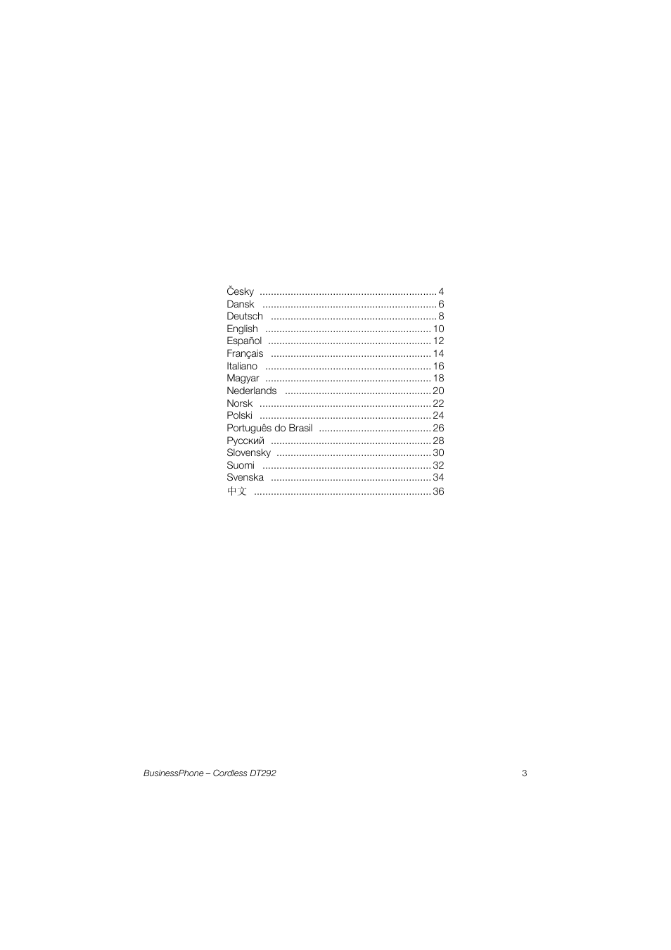 AASTRA DT292 for BusinessPhone Quick Reference Guide User Manual | Page 3 / 40