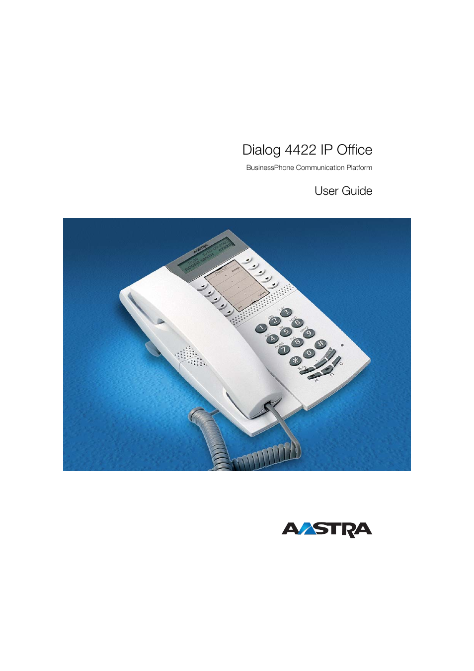 AASTRA 4422 IP Office for BusinessPhone User Guide User Manual | 124 pages